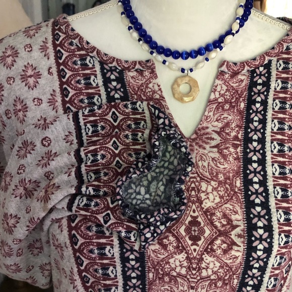 BoHo Style top Petite Large - Picture 4 of 9